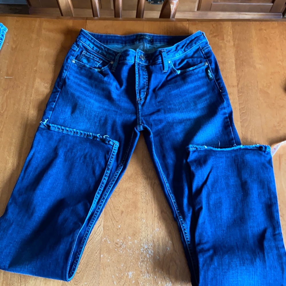 Silver Aiko Slim Bootcut
